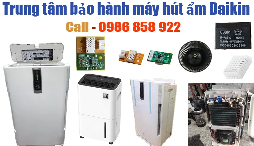 trung tâm bảo hành máy hút ẩm Daikin tại hà nội