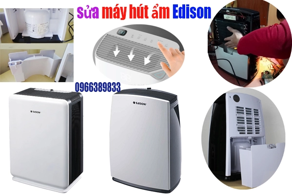 sửa máy hút ẩm Edison chạy không ra nước