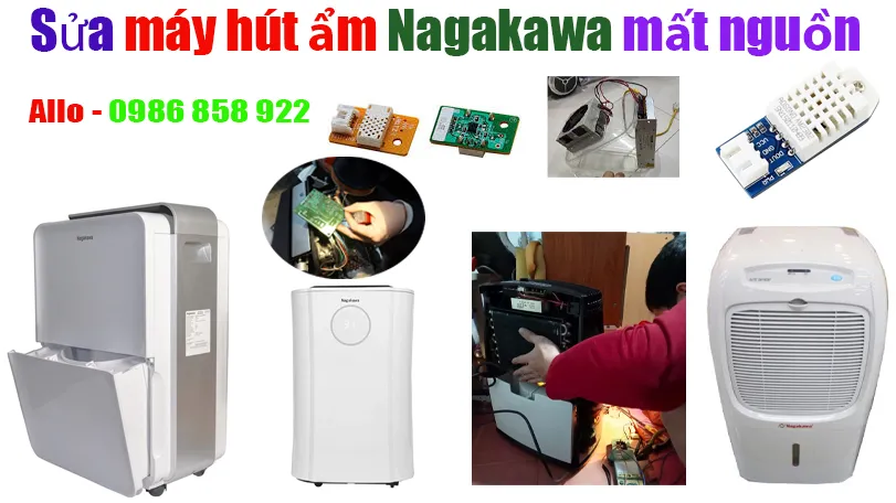 sửa chữa máy hút ẩm Nagakawa bị mất nguồn
