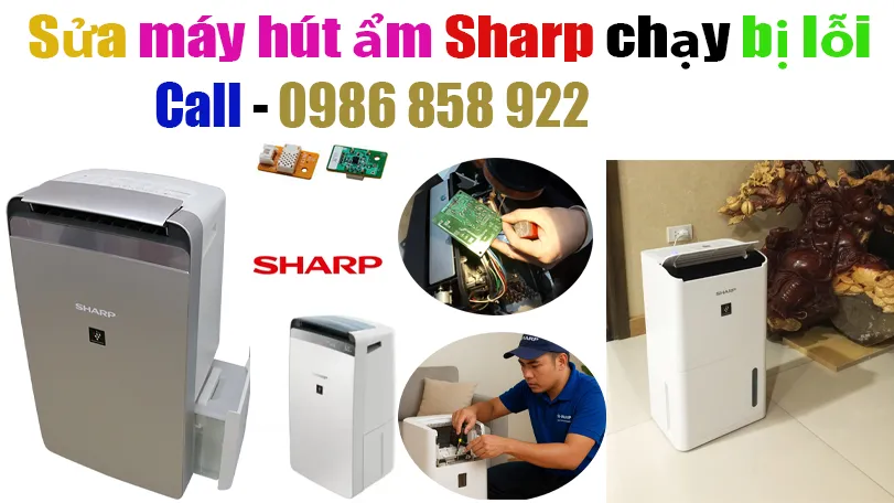 sửa máy hút ẩm sharp chạy bị lỗi tại hà nội