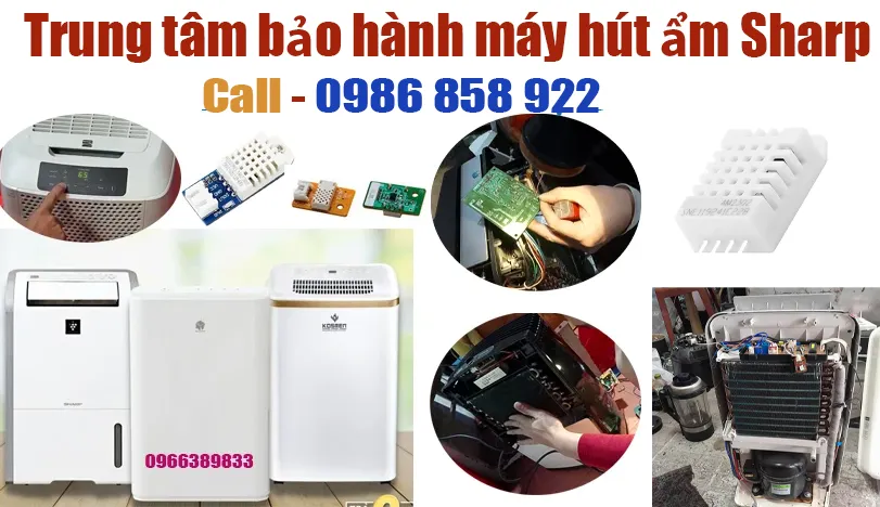 bảo hành máy hút ẩm Sharp chính hãng