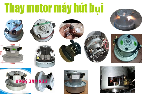 thay motor máy hút bụi 