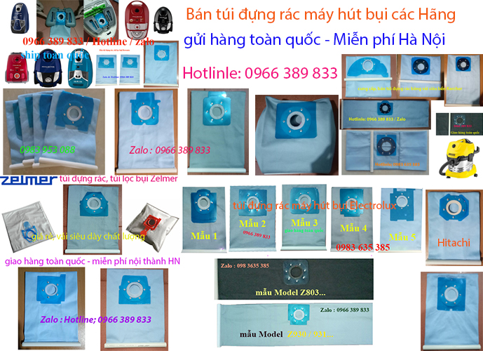 túi lọc bụi, túi đựng rác
