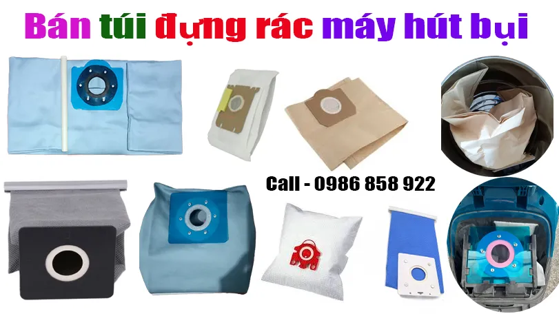 Bán túi đựng rác máy hút bụi ship cod toàn quốc