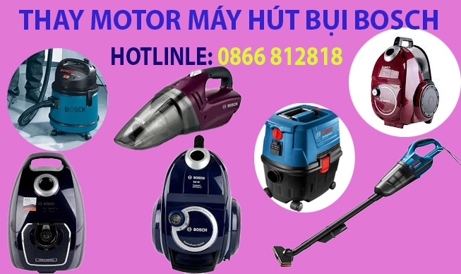 may hut bui bosch chay motor dong co