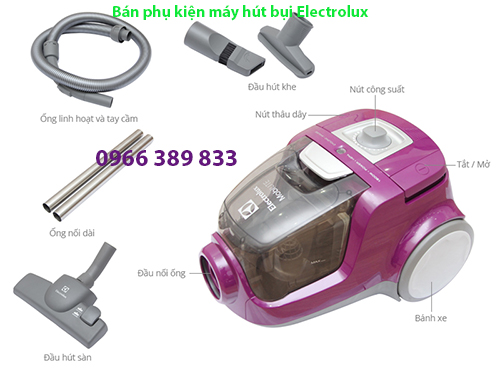 bán bộ bàn hút máy hút bụi electrolux