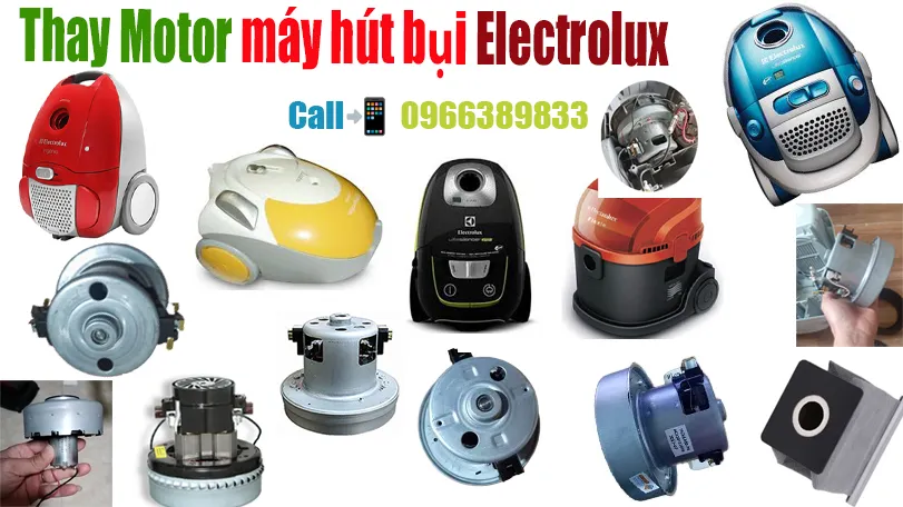 thay motor máy hút bụi electrolux