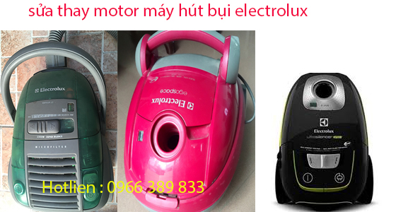 sửa chữa thay motor máy hút bụi electrolux