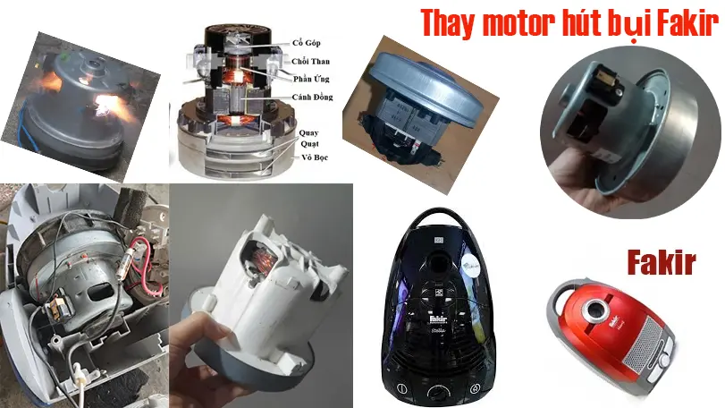 Động cơ máy hút bụi fakir