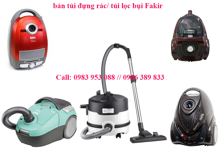 túi lọc bụi túi rác máy hút bụi Fakir