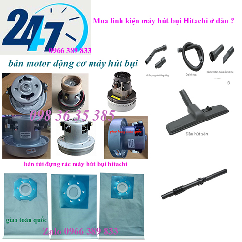 Mua linh kiện máy hút bụi Hitachi ở đâu?