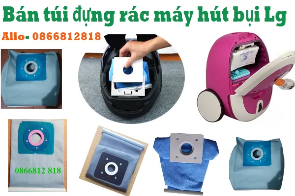 bán túi đựng rác máy hút bụi Lg