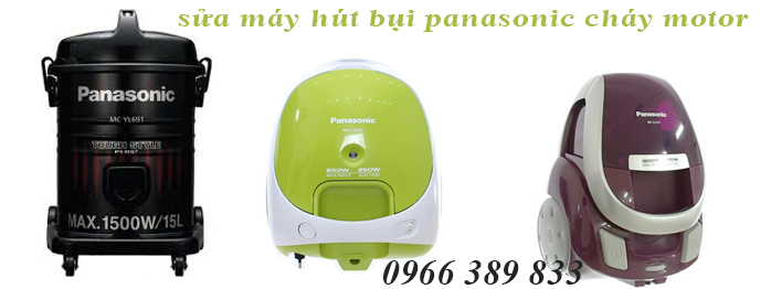 sua-may-hut-bui-pansonic-chay-motor