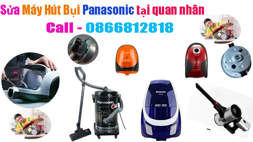 sửa máy hút bụi panasonic tại quan nhân