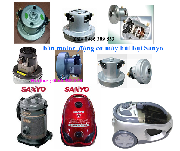 bán motor động cơ máy hút bụi Sanyo