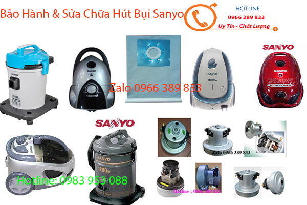 trung tâm bảo hành máy hút bụi Sanyo