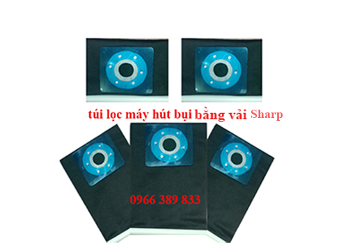 bán túi lọc bụi máy hút bụi sharp, túi đựng rác, túi máy hút bụi 