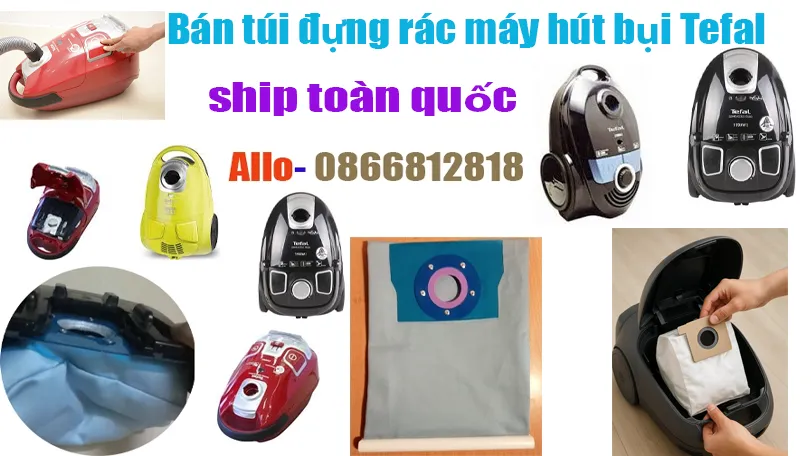 bán túi đựng rác máy hút bụi Tefal chính hãng