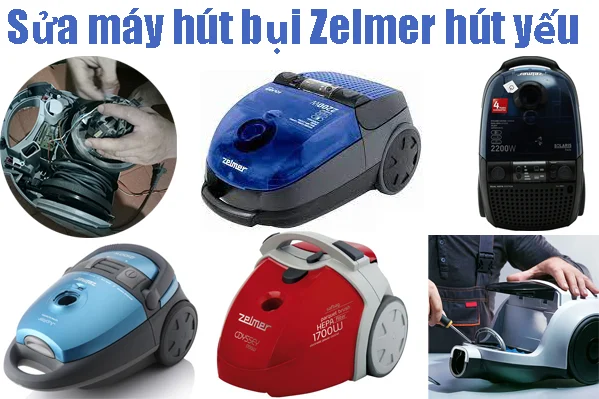 sửa máy hút bụi Zelmer hút yếu có mùi khét