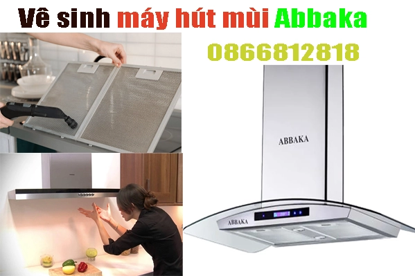 vệ sinh máy hút mùi Abbaka tại hà nội