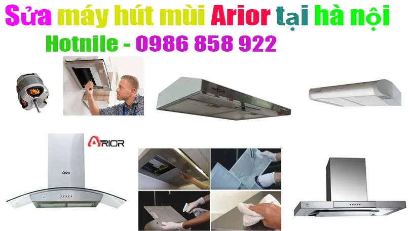sửa máy hút mùi Arior tại hà nội