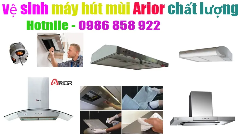 vệ sinh bảo dưỡng máy hút mùi Arior tại hà nội