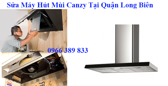 sua may hut mui canzy tại quan long bien