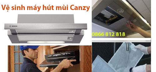 vệ sinh máy hút mùi bếp canzy