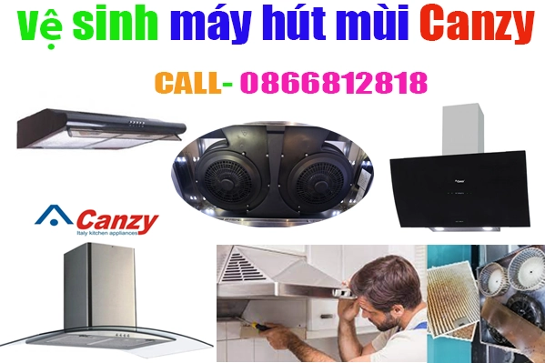 vệ sinh máy hút mùi canzy tại hà nội