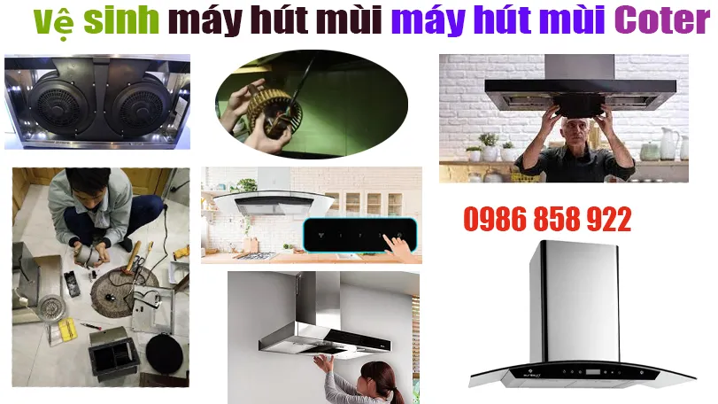 vệ sinh máy hút mùi Cotertại hà nội
