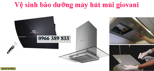 vệ sinh máy hút mùi bếp giovani