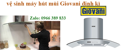 vệ sinh máy hút mùi giovani tại hà nội
