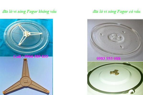 bán đĩa thủy tinh trong lò vi sóng Fagor