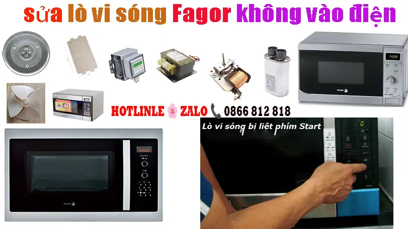 Sửa Lò Vi Sóng Fagor Không Vào Điện Tại Hà Nội