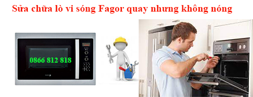 sửa lò vi sóng fagor quay nhưng không nóng
