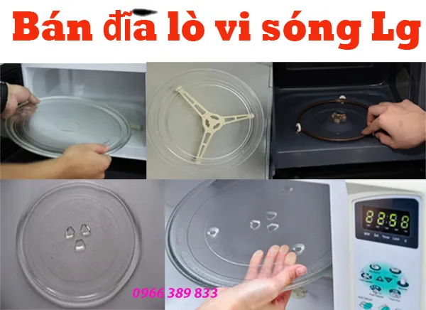 bán đĩa thủy tinh trong lò vi sóng Lg