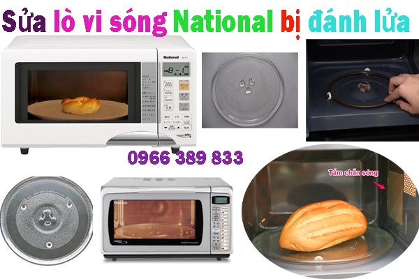 sửa lò vi sóng national bị đánh lửa tại hà nội
