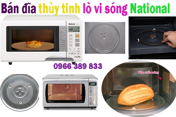 bán đĩa lò vi sóng National tại hà nội