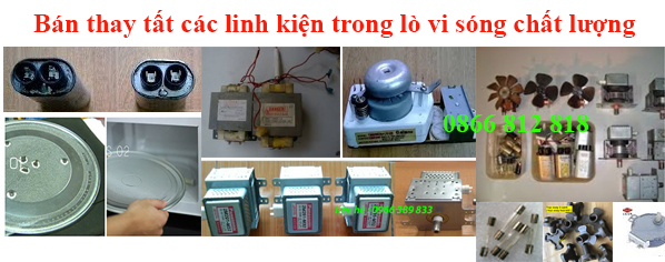 ban thay linh kien lo vi song samsung