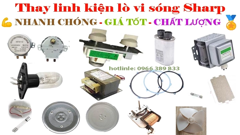 Cung Cấp Thay Linh Kiện Chính Hãng Sharp