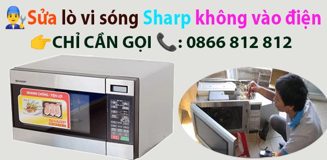 sua-lo-vi-song-sharp-dien-khong-vao