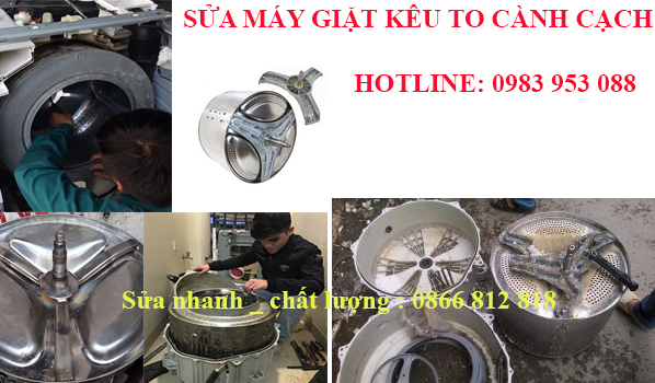 sửa máy giặt kêu to cành cạch tại hà nội