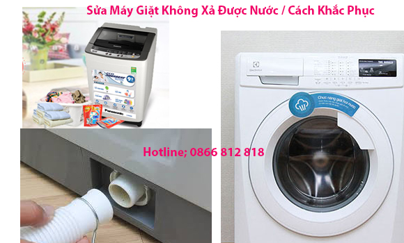 Sửa Máy Giặt Không Xả Được Nước / Cách Khắc Phục 