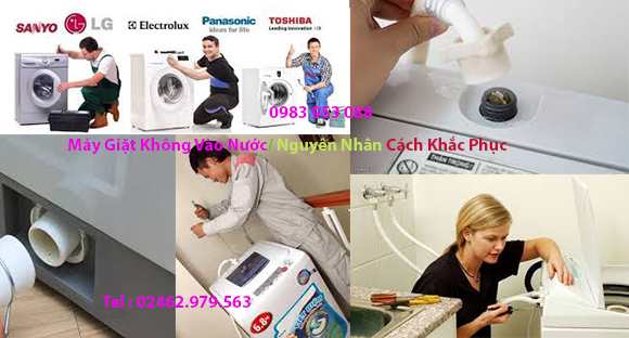 sửa máy giặt không vào nước tại hà nội