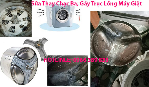 Sửa Thay Chạc Ba, Gãy Trục Lồng Máy Giặt 