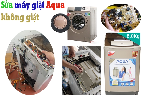 sửa máy giặt Aqua không hoạt động tại nhà