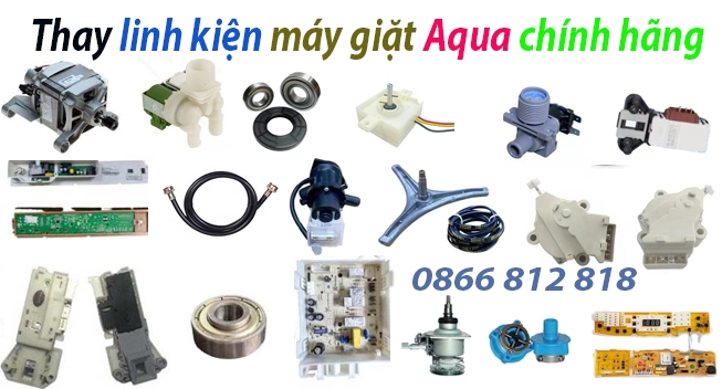thay linh kien may giat aqua chinh hang