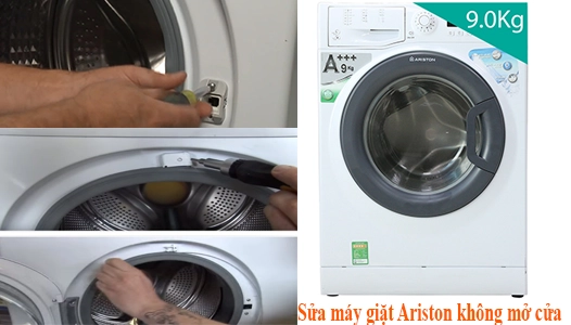 sua may giat ariston khong mo cua