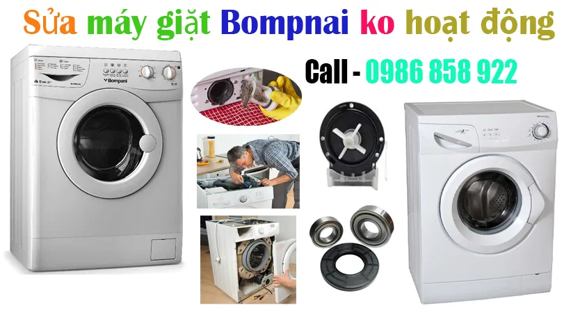 sửa máy giặt Bompnai không hoạt động tại hà nội