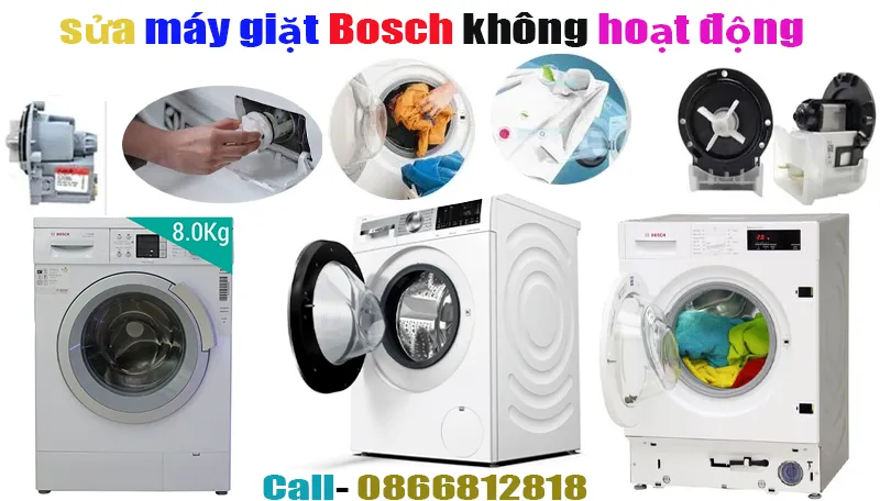 sửa máy giặt Bosch không hoạt động tại hà nội